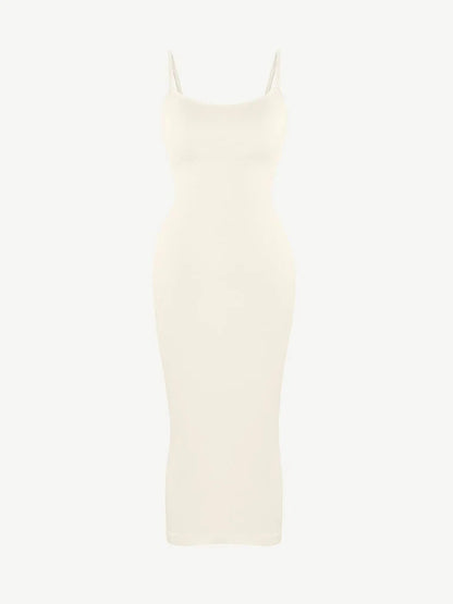 VerdeSculpt Midi Dress