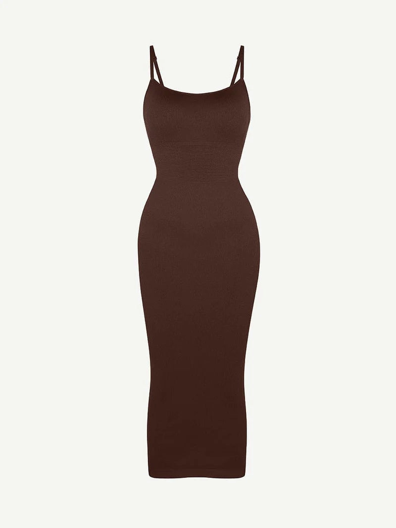 VerdeSculpt Midi Dress